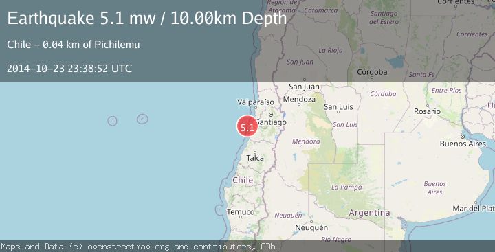 Map of OFFSHORE O'HIGGINS, CHILE