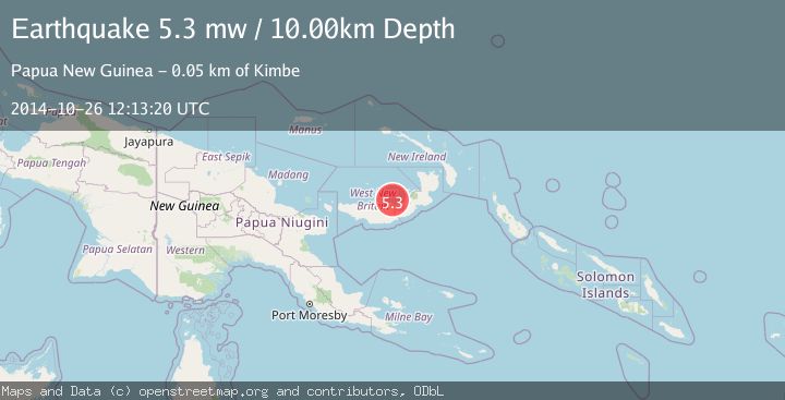 Map of NEW BRITAIN REGION, P.N.G.