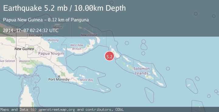 Map of BOUGAINVILLE REGION, P.N.G.
