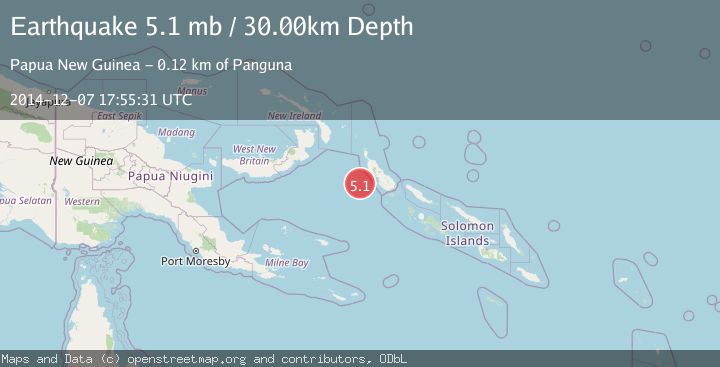 Map of BOUGAINVILLE REGION, P.N.G.