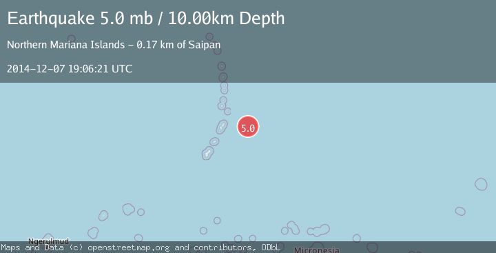 Map of MARIANA ISLANDS REGION