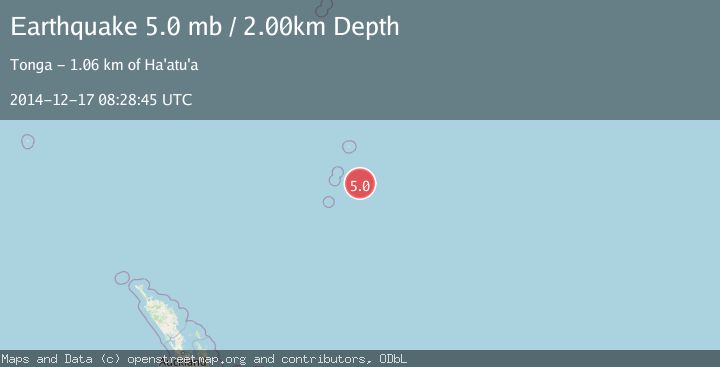 Map of KERMADEC ISLANDS, NEW ZEALAND