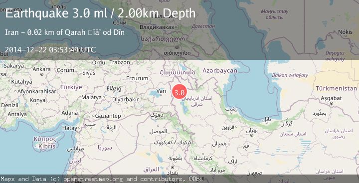 Map of NORTHWESTERN IRAN