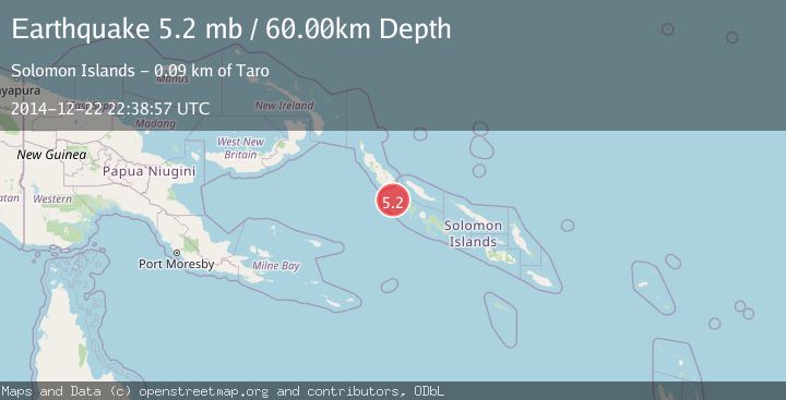 Map of SOLOMON ISLANDS