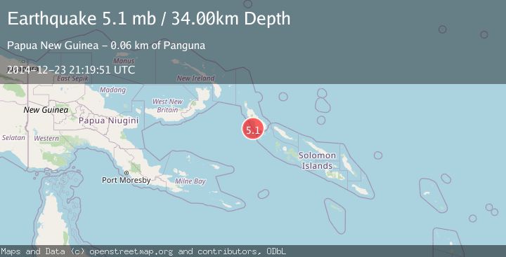 Map of BOUGAINVILLE REGION, P.N.G.
