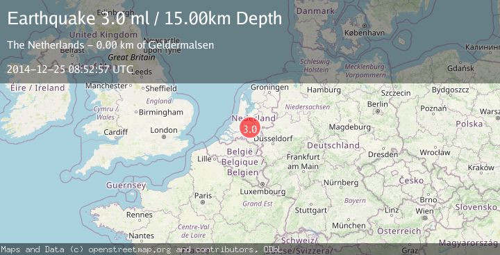 Map of THE NETHERLANDS