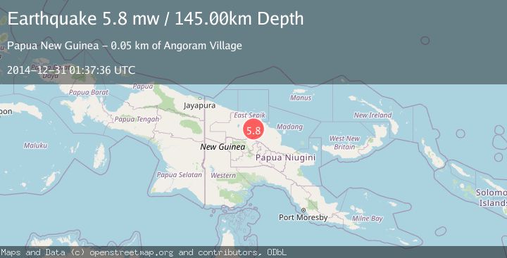Map of NEAR N COAST OF NEW GUINEA, PNG.