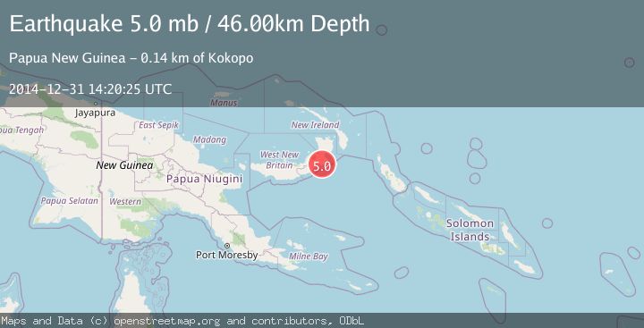 Map of NEW BRITAIN REGION, P.N.G.