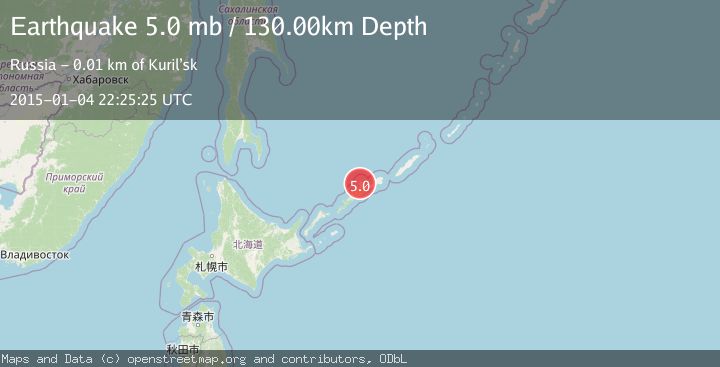 Map of KURIL ISLANDS