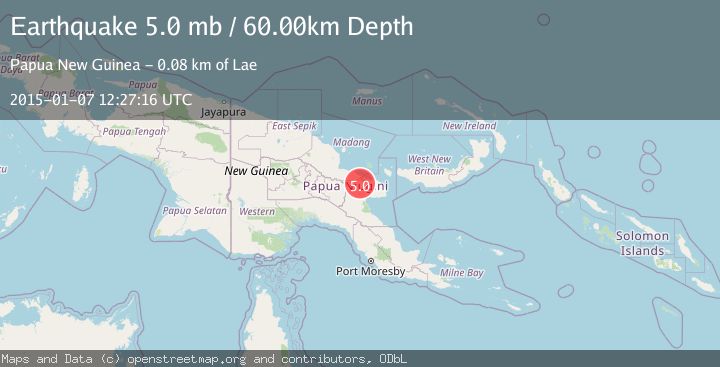 Map of EASTERN NEW GUINEA REG., P.N.G.