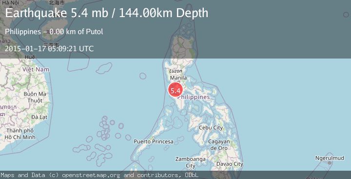 Map of MINDORO, PHILIPPINES