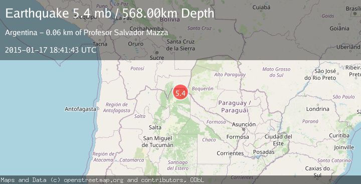 Map of SALTA, ARGENTINA