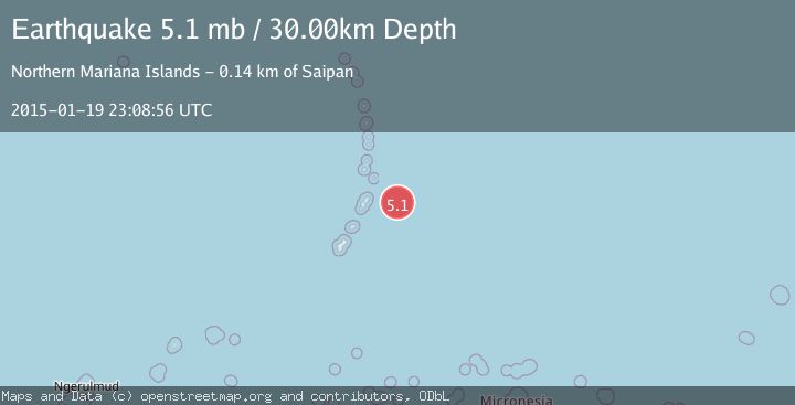 Map of MARIANA ISLANDS REGION
