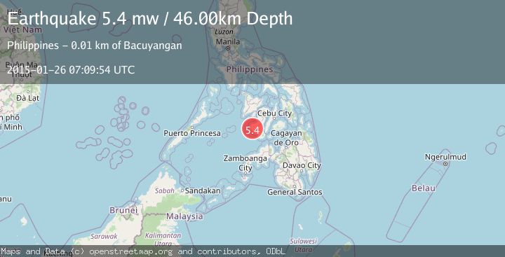 Map of NEGROS, PHILIPPINES