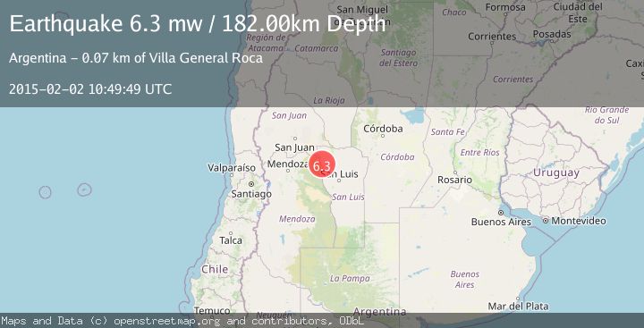 Map of SAN LUIS, ARGENTINA