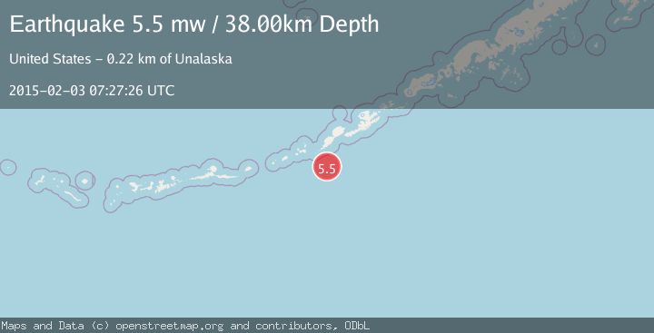 Map of FOX ISLANDS, ALEUTIAN ISLANDS