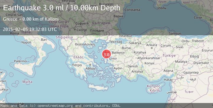 Map of NEAR THE COAST OF WESTERN TURKEY