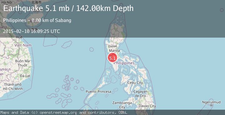 Map of LUZON, PHILIPPINES