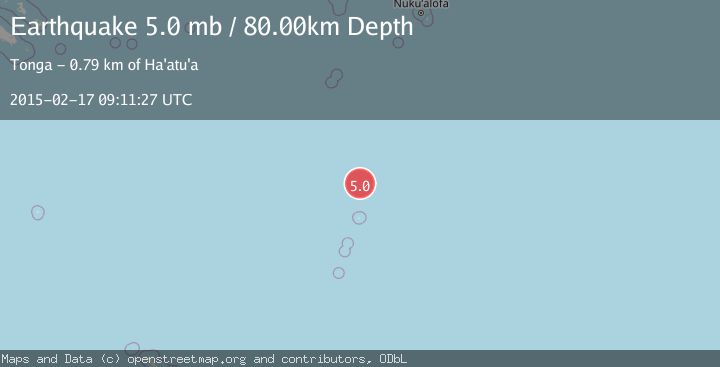 Map of KERMADEC ISLANDS REGION