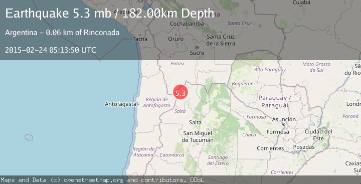 Map of JUJUY, ARGENTINA