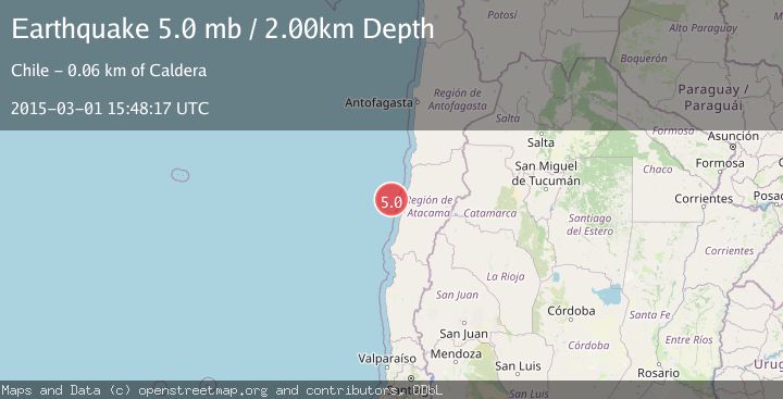 Map of OFFSHORE ATACAMA, CHILE