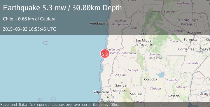 Map of ATACAMA, CHILE
