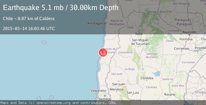 Map of ATACAMA, CHILE