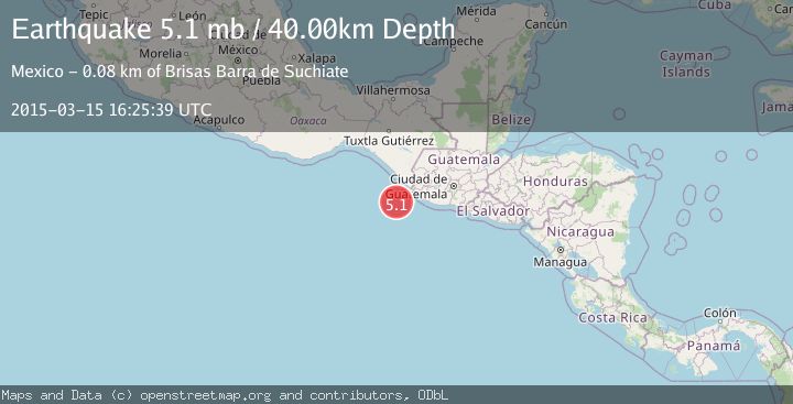 Map of OFFSHORE CHIAPAS, MEXICO