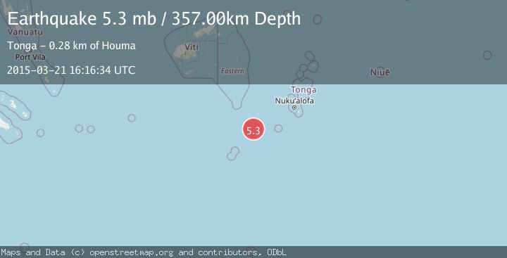 Map of SOUTH OF FIJI ISLANDS