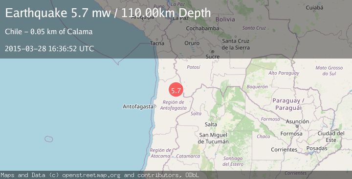 Map of ANTOFAGASTA, CHILE