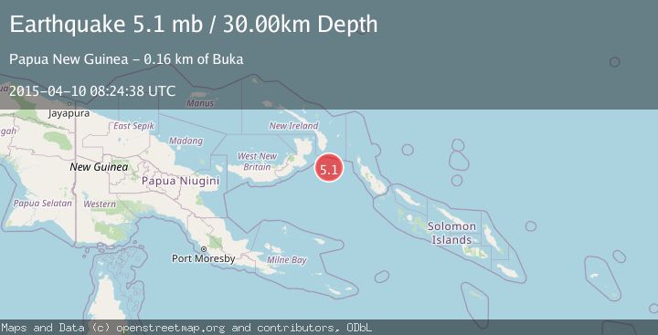 Map of NEW IRELAND REGION, P.N.G.