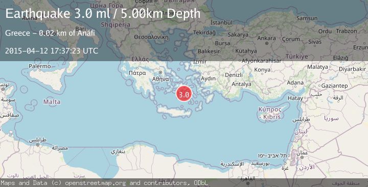 Map of DODECANESE ISLANDS, GREECE
