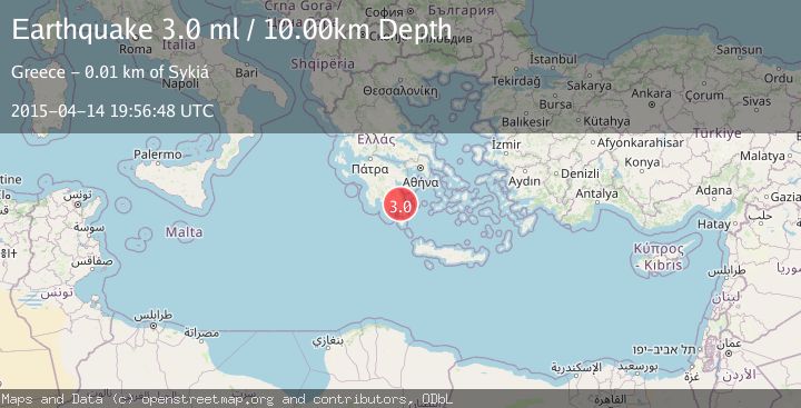 Map of SOUTHERN GREECE