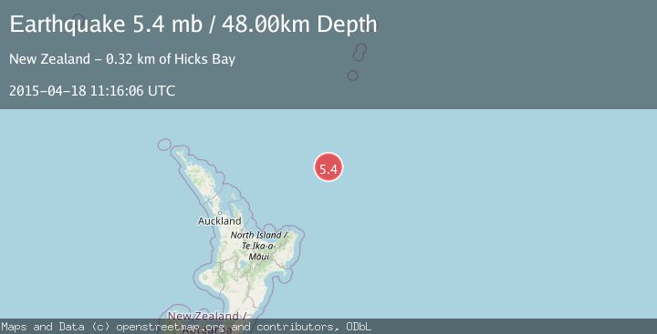 Map of OFF E. COAST OF N. ISLAND, N.Z.