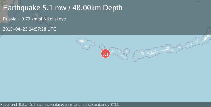 Map of RAT ISLANDS, ALEUTIAN ISLANDS