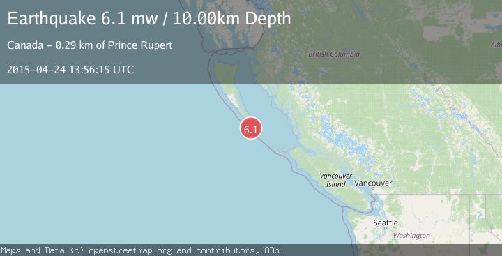 Map of QUEEN CHARLOTTE ISLANDS REGION