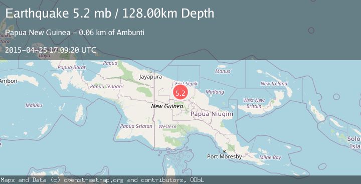 Map of NEW GUINEA, PAPUA NEW GUINEA