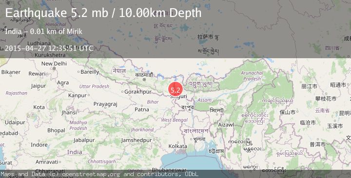 Map of INDIA-BANGLADESH BORDER REGION