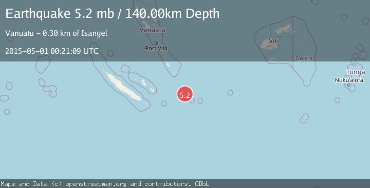 Map of SOUTHEAST OF LOYALTY ISLANDS