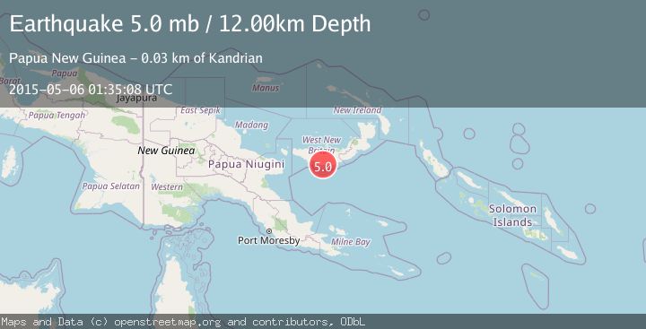 Map of NEW BRITAIN REGION, P.N.G.