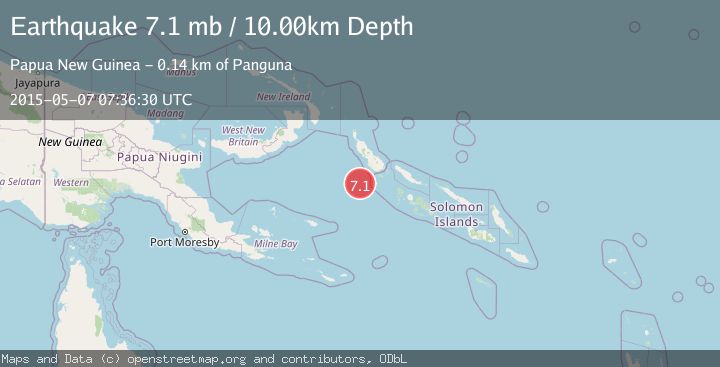 Map of BOUGAINVILLE REGION, P.N.G.