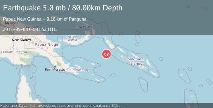 Map of BOUGAINVILLE REGION, P.N.G.