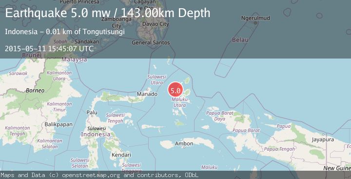 Map of HALMAHERA, INDONESIA