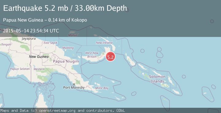 Map of NEW BRITAIN REGION, P.N.G.