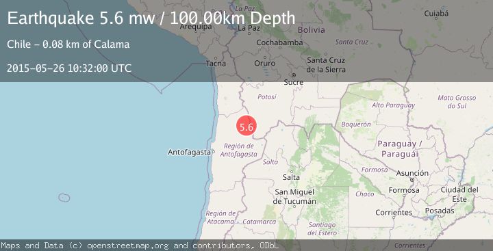 Map of ANTOFAGASTA, CHILE