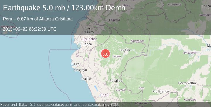 Map of NORTHERN PERU