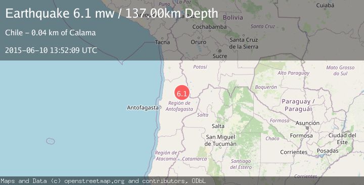 Map of ANTOFAGASTA, CHILE