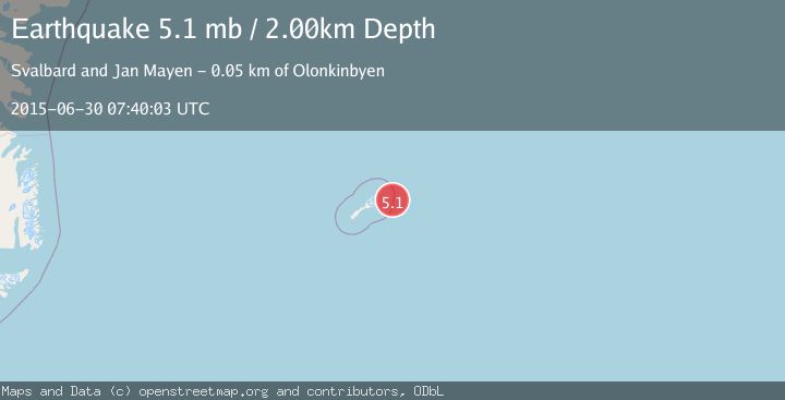 Map of JAN MAYEN ISLAND REGION