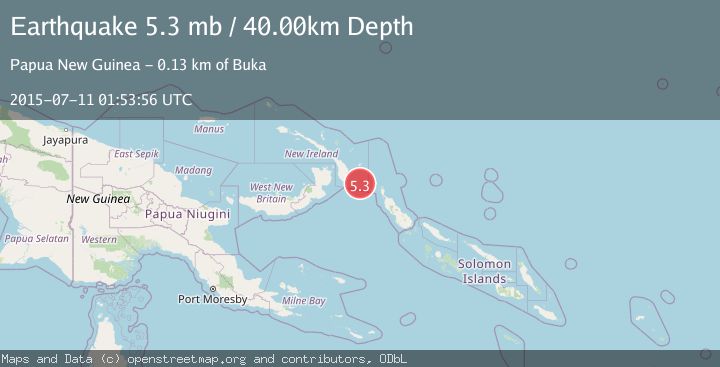 Map of NEW IRELAND REGION, P.N.G.