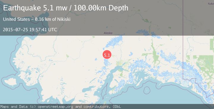 Map of CENTRAL ALASKA